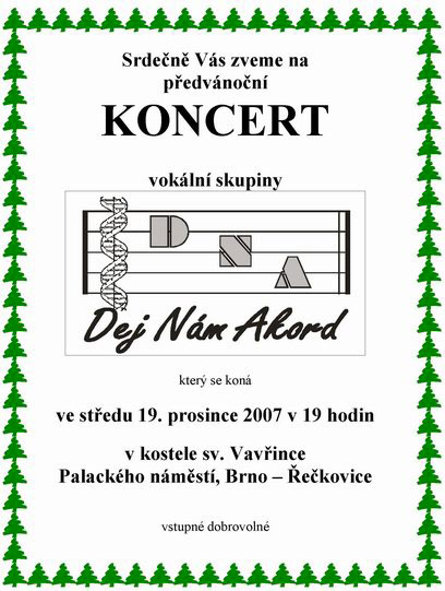 Adventní koncert v Řečkovicích