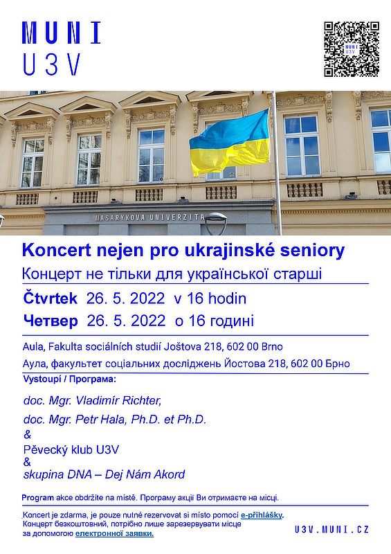 Koncert pro nejen ukrajinské seniory / Концерт не тільки для української старші