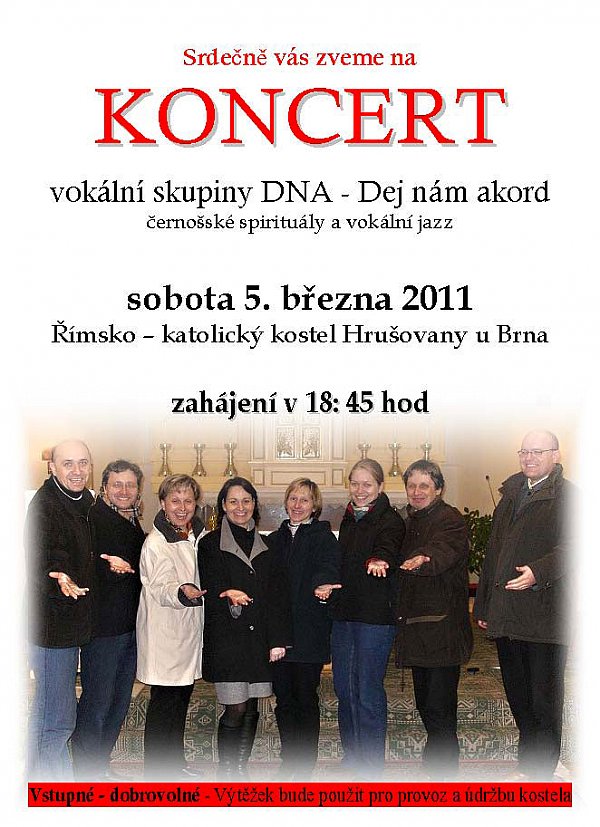 Koncert v Hrušovanech u Brna