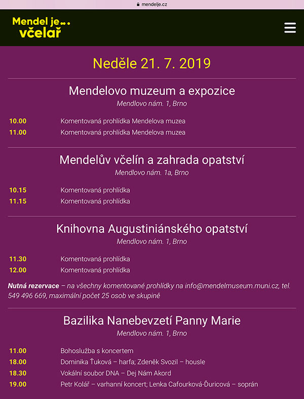 Mendel je včelař – koncert v bazilice Nanebevzetí Panny Marie