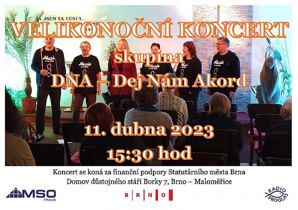 Spirituálový koncert pro Dům důstojného stáří