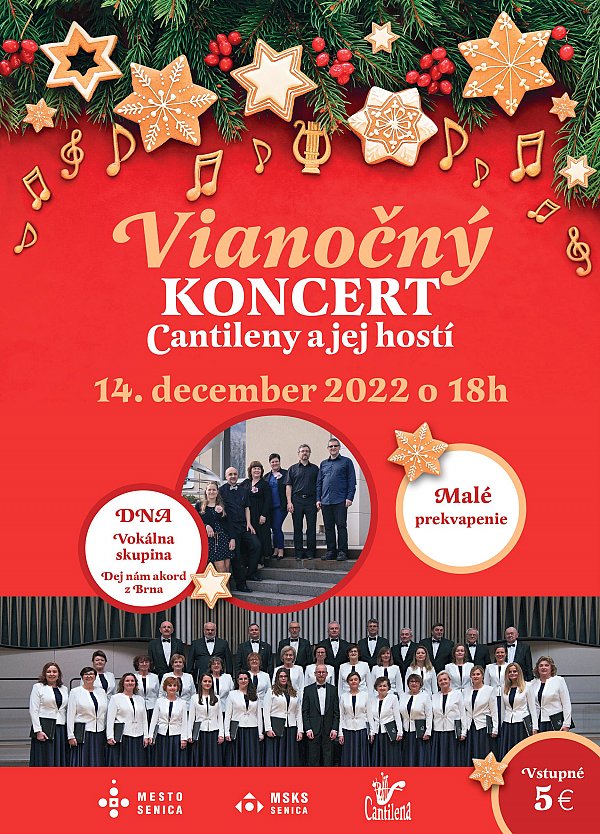 Vánoční koncert pěveckého sboru Cantilena